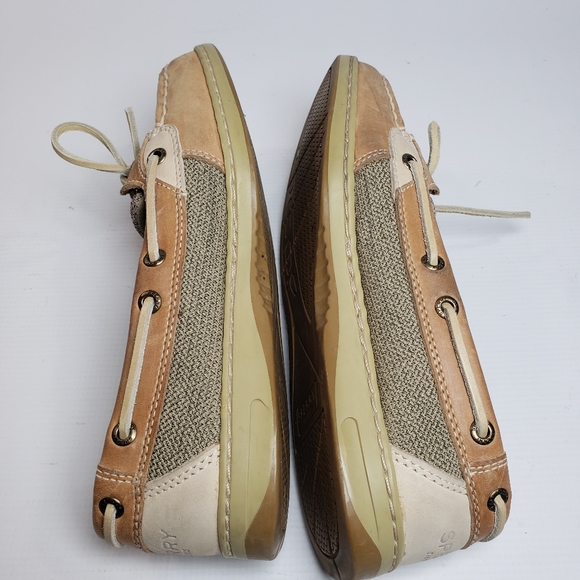 SPERRY Women's Top Sider Tan Angelfish Slip-On Boat Shoes Size 8 - Picture 14 of 17